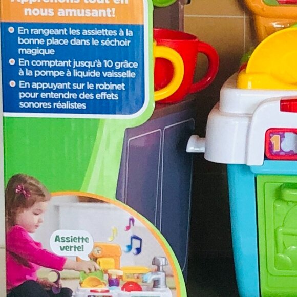 Leapfrog Scrub 'n Play Smart Sink (French Version) For 18 Months New in Box - Picture 8 of 16